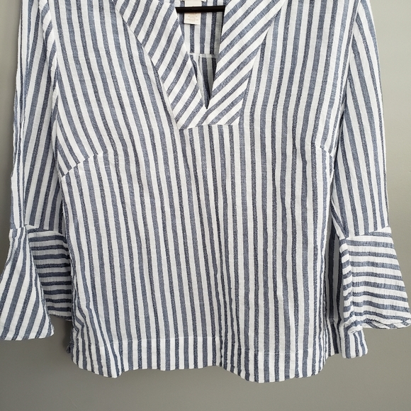 Chico's bluebell striped shirt - Picture 5 of 8